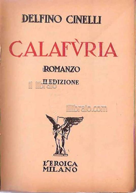 Calafuria - Delfino Cinelli - copertina