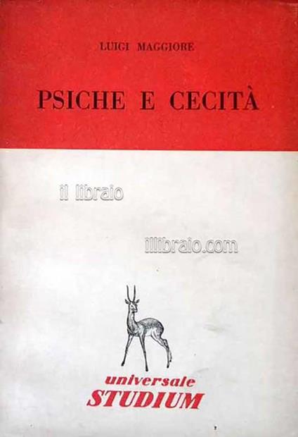 Psiche e cecità - Luigi Maggiore - copertina