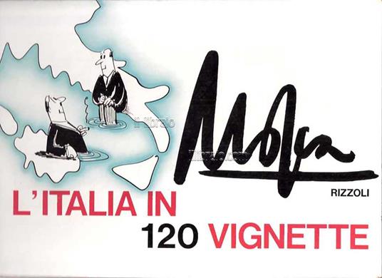 L' Italia in 120 vignette - G. Mosca - copertina