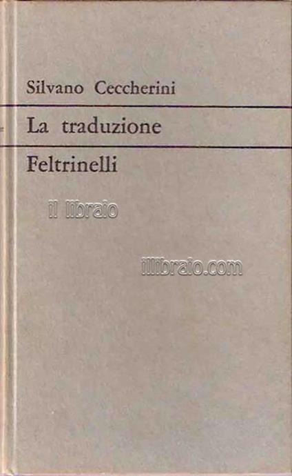 La traduzione - Silvano Ceccherini - copertina