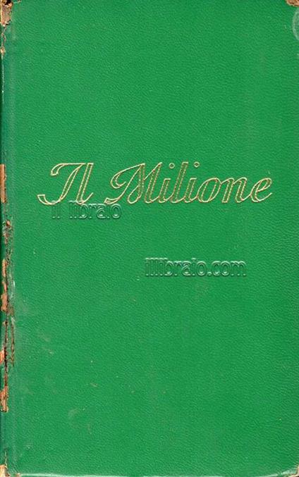 Il Milione - M. Polo - copertina