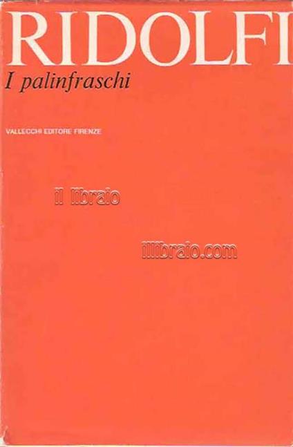 I palinfraschi - Ridolfi Ridolfi - copertina
