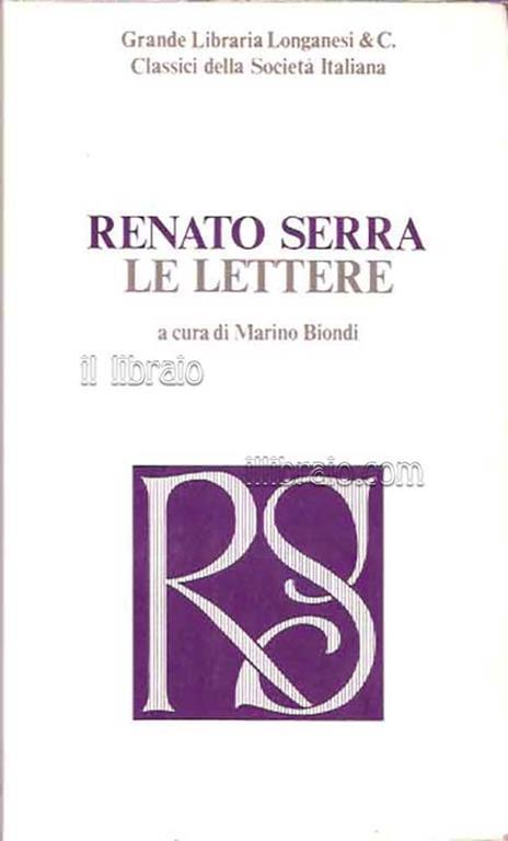 Le Lettere - Joselita Raspi Serra - copertina