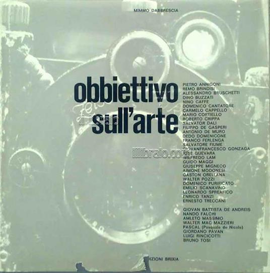 Obbiettivo sull'arte - Mimmo Dabbrescia - copertina