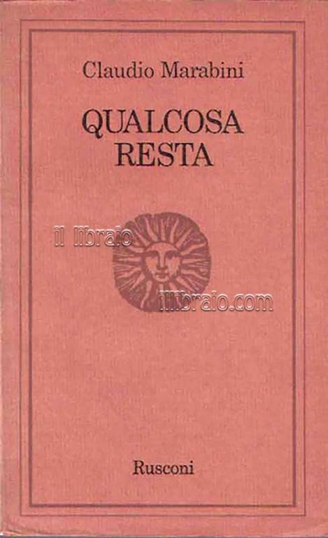 Qualcosa resta - Claudio Marabini - copertina