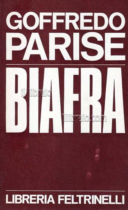 Biafra - Goffredo Parise - copertina