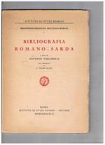 Bibliografia romano. sarda. Nota introduttiva di C. Galassi Paluzzi