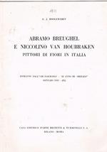 Abramo Breughel e Niccolino Van Houbraken pittori di fiori in Italia. Estratto