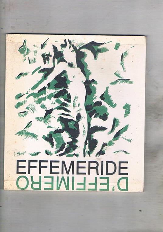 Effemeride d'effimero - Milvio Sodi - copertina