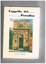 Cappella del Paradiso. Ciciliano 15 luglio 1979