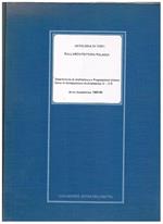 Antologia di testi sull'architettura polacca. Dipartimento di architettura e progettazione urbana. Corso di composizione architettonica II -2 D. Anno accademico 1985-86