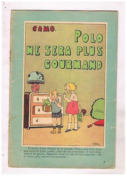 Polo ne sere plus courmand. n° 8 della serie - Pierre Camo - copertina