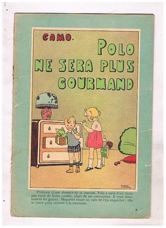 Polo ne sere plus courmand. n° 8 della serie - Pierre Camo - copertina