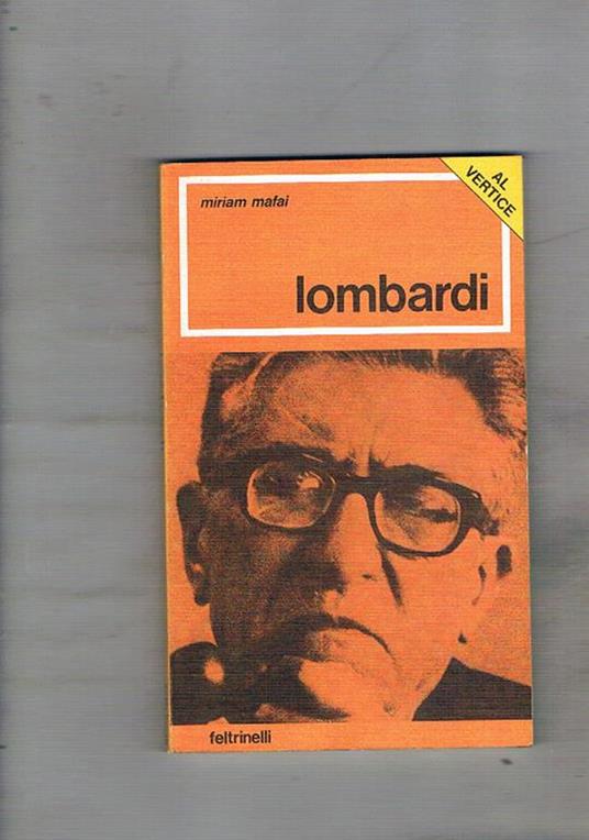 Lombardi - Miriam Mafai - copertina