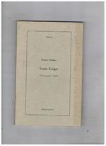 Tonio Kroger trattamento inedito. Riduzione cinematografia del romanzo di Thomas Mann a cura di Maria Sepa