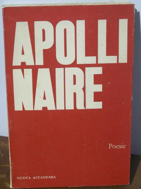 Poesie - Guillaume Apollinaire - copertina