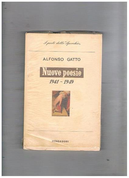 Nuove poesie 1941-1949. Prima edizione - Alfonso Gatto - copertina