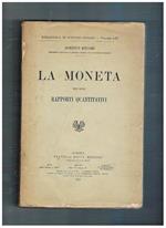 La moneta nei suoi rapporti quantitativi