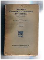 Annales d'histoire économique et socilale. Tome deuxieme annés 1930