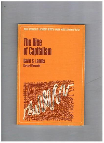 The Rise of Capitalism - David S. Landes - copertina