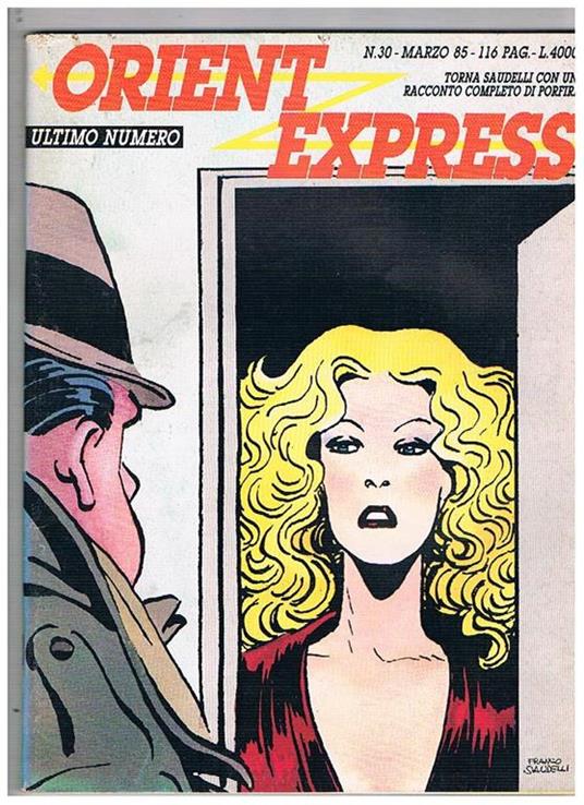 Orient Express n° 30 marzo 1985 e ultimo numero - copertina
