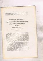 Nuovi contributi alla conoscenza del Comèlico. Studi linguistici ladino-veneti. Estratto dagli atti del Reale Istit. Veneto di scienze lettere ed arti anno CII 1942-43