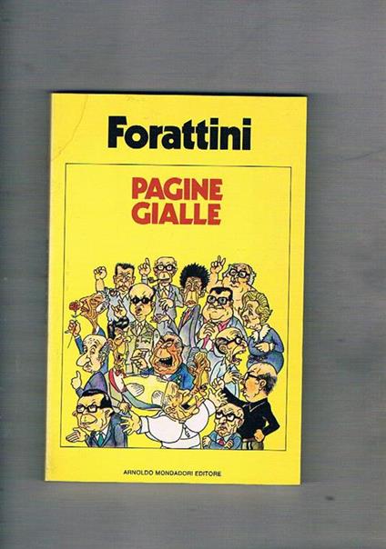 Pagine gialle - Giorgio Forattini - copertina