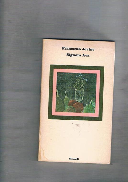 Signora Ava - Francesco Jovine - copertina