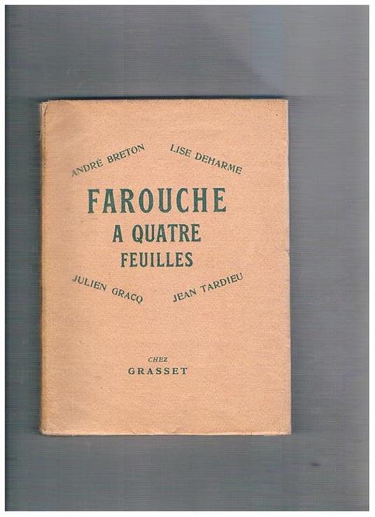 Farouche a quatre feuilles - André Breton - copertina