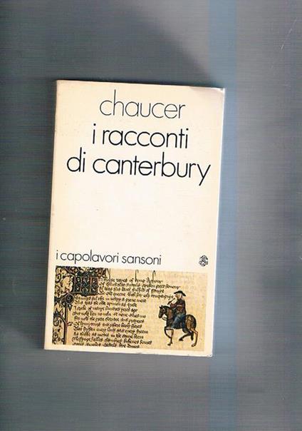 I racconti di Canterbury - Geoffrey Chaucer - copertina