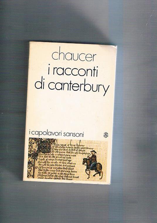 I racconti di Canterbury - Geoffrey Chaucer - copertina