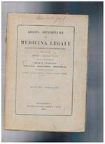 Rivista sperimentale di medicina legale in relazione con l'antropologia e le scienze giuridiche e sociali, fondata da Carlo Livi. Anno VIII° 1882 fasc. 2°. Il processo guiteau contributo allo studio sperimentale dell'ipnotismo sulle ptomaine ecc