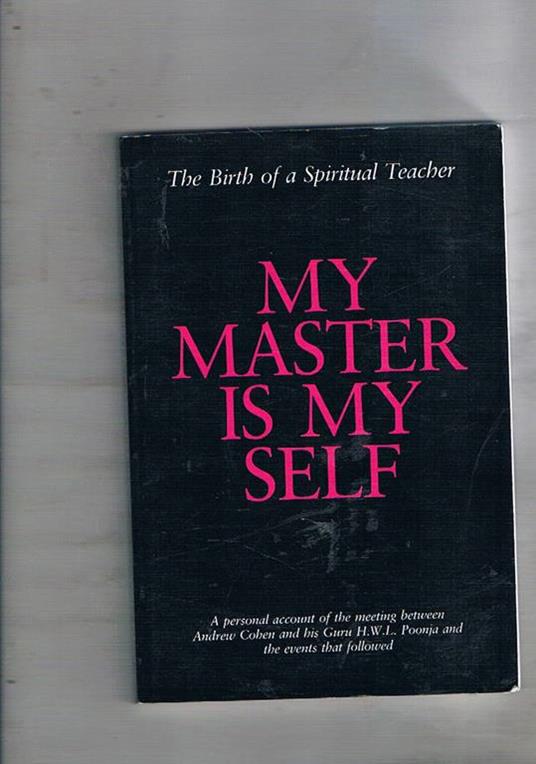 My Master is my self - Andrew Cohen - copertina