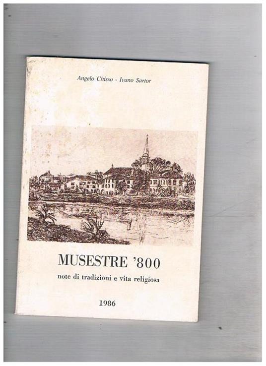 Muestre '800, note di tradizioni e vita religiosa - Angelo Chisso - copertina