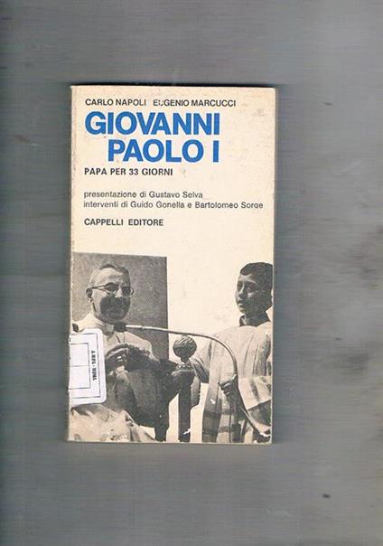 Giovanni Paolo I papa per 33 giorni - Carlo Napoli - copertina