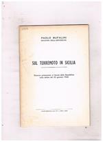 Sul terremoto di Sicilia. Discordo pronunziato al Senato della Repubblica nella seduta del 22 gennaio 1968