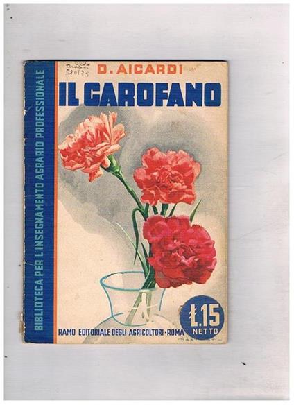 Il garofano - D. Aicardi - copertina