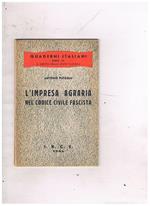 L' impresa agraria nel codice civile fascista