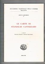 Le carte di Stanislao Cannizzaro. Vol. X di scritti e documenti dell'Accademia Nazionale delle Scienze