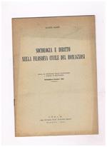 Sociologia e diritto nella filosofia civile del Romagnosi. Estratto dal Giornale degli economisti e Annali di economia, settembre-ottobre 1961