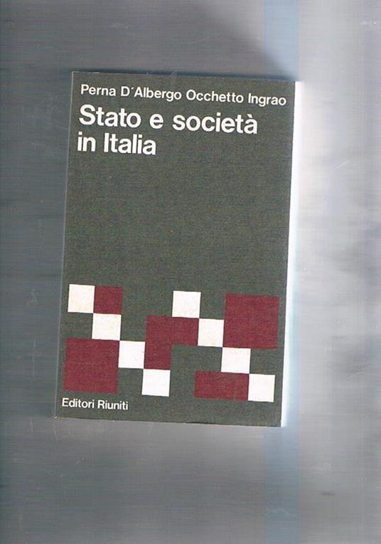 Stato e società in Italia - Antonio Perna - copertina
