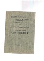 La festa del V Maggio 1917 della Società dante Alighieri a cura del comitato pratese. Festa spostata dal 21 aprile al 5 maggio