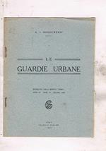 Le guardie urbane. Estratto