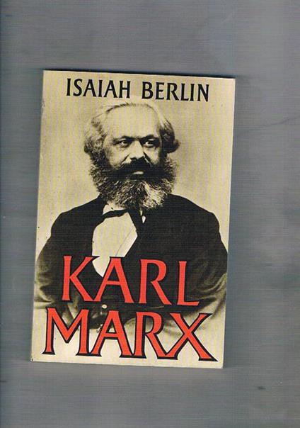 Karl Marx. Testo in inglese - Isaiah Berlin - copertina