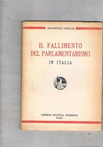 Il fallimento del parlamentarismo in Italia