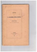 Atti della R. Accademia della Crusca adunanza pubblica del 26 novembre 1893. Rapporto dell'anno accademico Indirizzo alle loro maestà il Re e la Regina per le loro nozze d'argento Elogio di Giacinto Casella letto il26 nov. 1893 di Giuseppe Rigutini