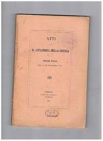 Atti della R. Accademia della crusca adunanza pubblica del 27 dicembre 1891. Commemorazione di Antonio Stoppani letta da Carlo Gorresio ecc