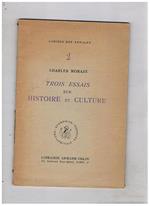 Trois essais sur histoire et culture - avant-propos de Lucien Febvre