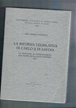 La riforma legislativa di Carlo II di Savoia. Un tentativo di consolidazione agli albori dello sttao moderno 1533