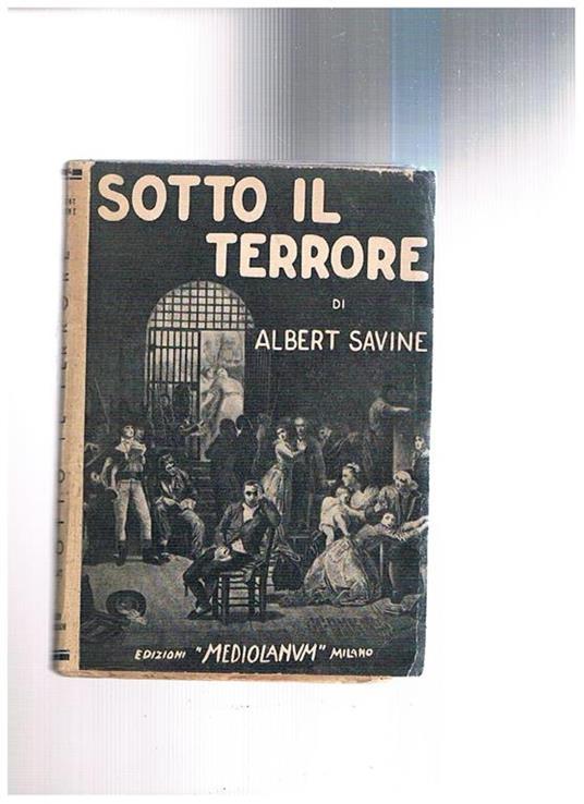 Sotto il terrore - Albert Savine - copertina